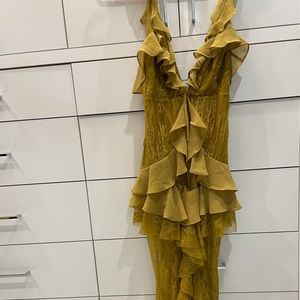 For love and Lemons yellow dress size S